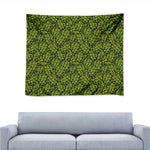 Green Hop Cone Pattern Print Tapestry