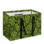 Green Hop Cone Pattern Print Utility Tote Bag