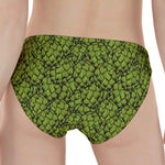 Green Hop Cone Pattern Print Women's Panties