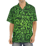 Green Irish Saint Patrick's Day Print Aloha Shirt