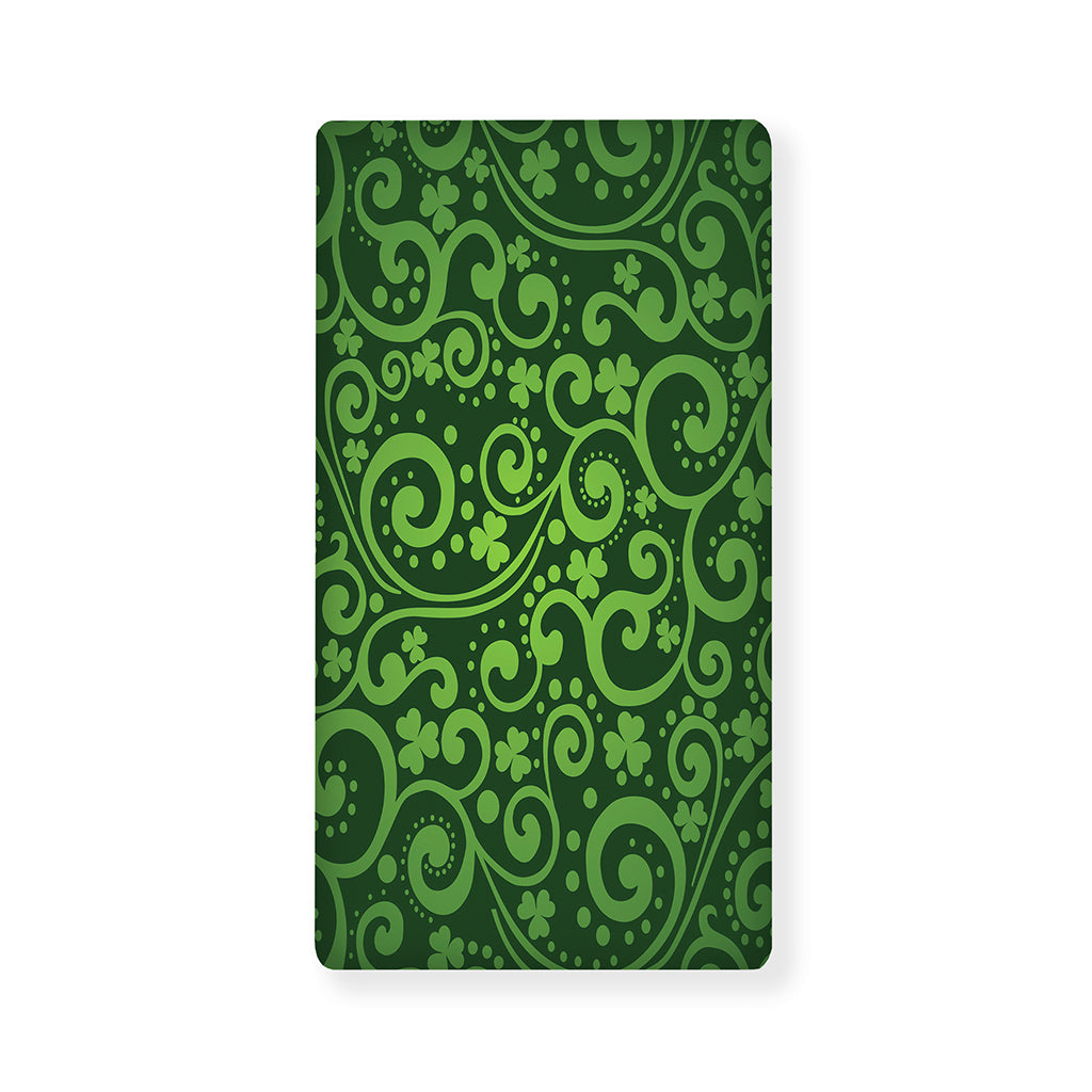 Green Irish Saint Patrick's Day Print Baby Crib Sheet