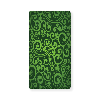 Green Irish Saint Patrick's Day Print Baby Crib Sheet