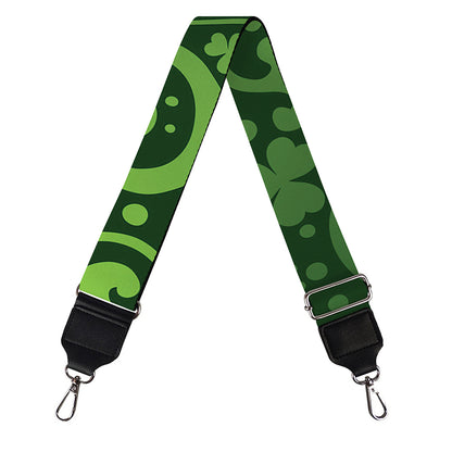 Green Irish Saint Patrick's Day Print Bag Strap