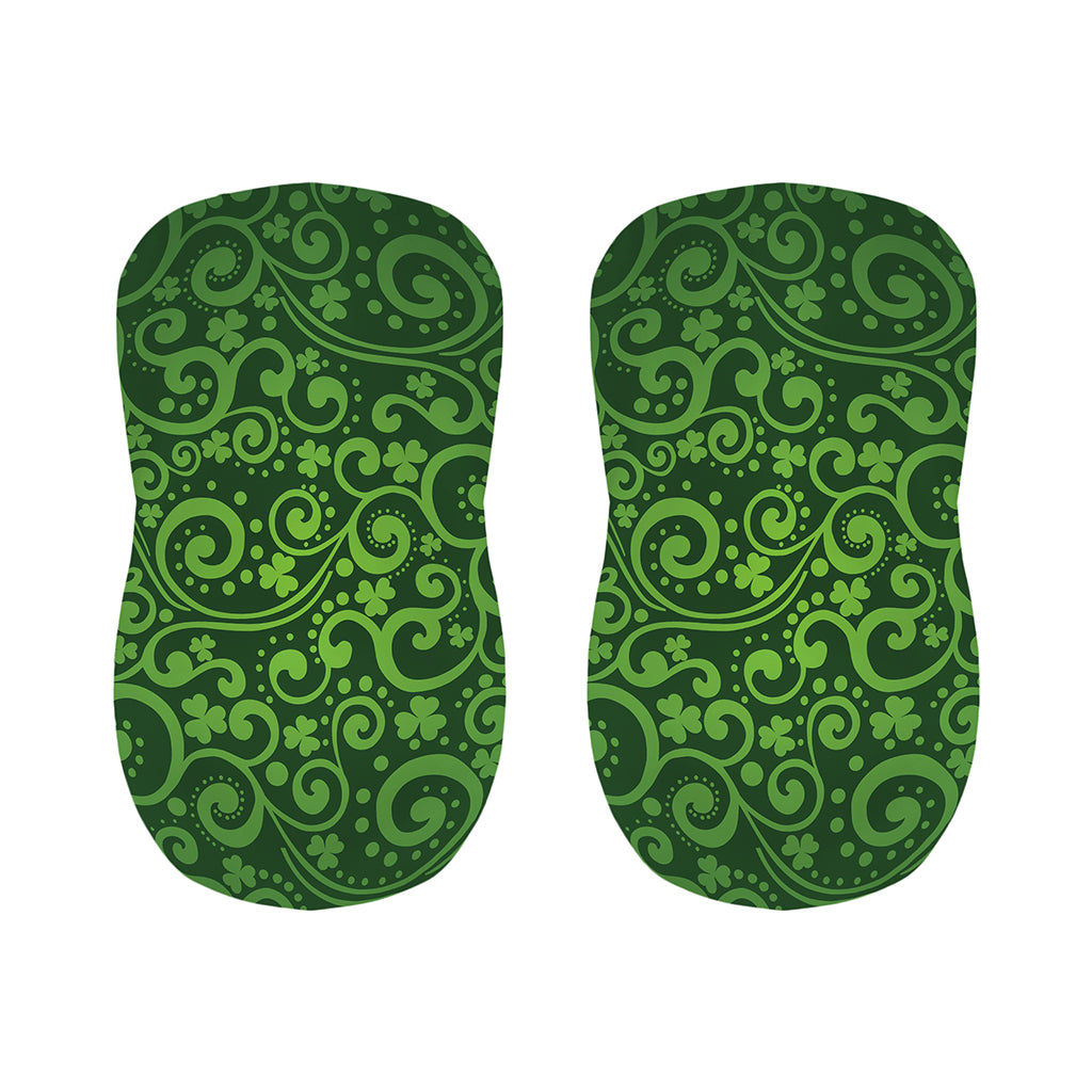 Green Irish Saint Patrick's Day Print Bar Stool Covers