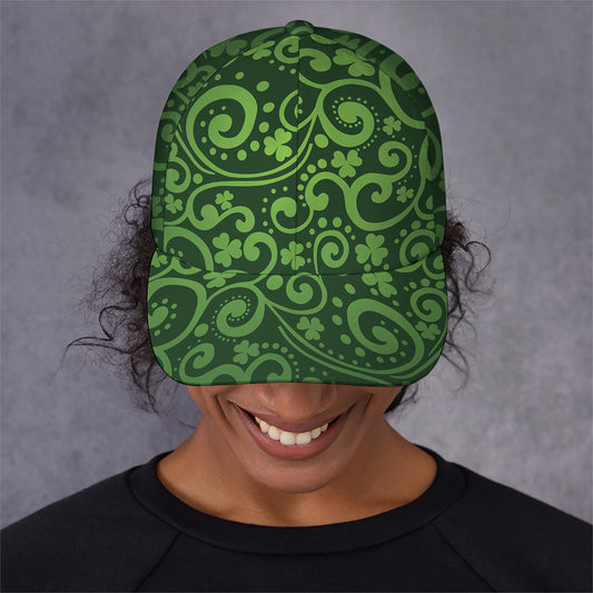 Green Irish Saint Patrick's Day Print Baseball Cap