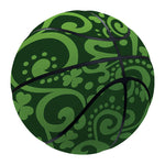 Green Irish Saint Patrick's Day Print Basketball