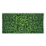 Green Irish Saint Patrick's Day Print Beach Towel