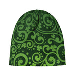 Green Irish Saint Patrick's Day Print Beanie