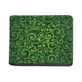 Green Irish Saint Patrick's Day Print Bifold Wallet