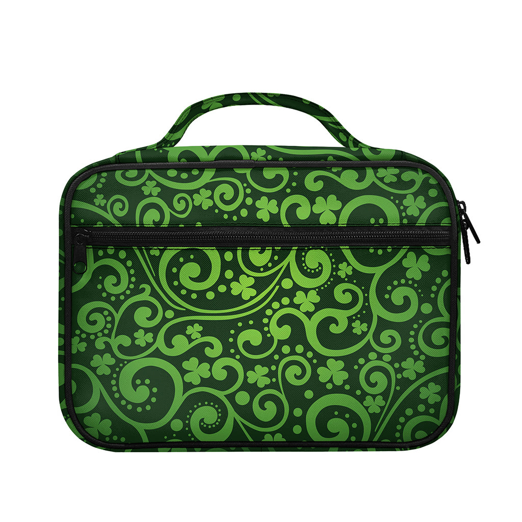 Green Irish Saint Patrick's Day Print Briefcase Bible Bag