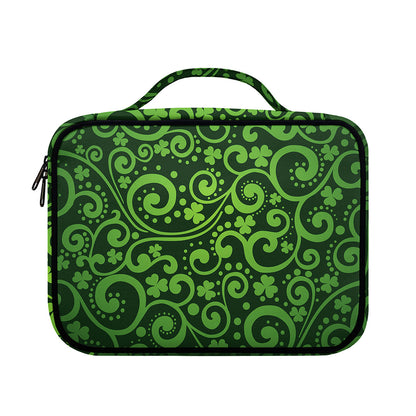 Green Irish Saint Patrick's Day Print Briefcase Bible Bag