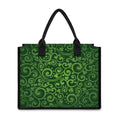 Green Irish Saint Patrick's Day Print Canvas Tote Bag
