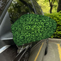 Green Irish Saint Patrick's Day Print Car Side Mirror Covers