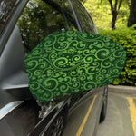Green Irish Saint Patrick's Day Print Car Side Mirror Covers