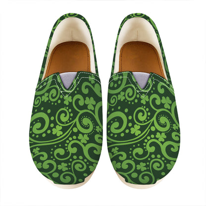 Green Irish Saint Patrick's Day Print Casual Shoes