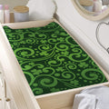Green Irish Saint Patrick's Day Print Changing Pad Cover