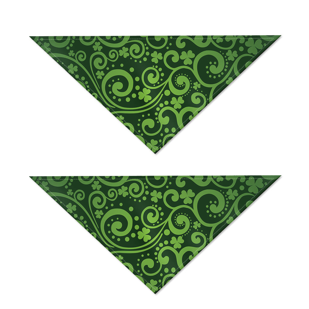 Green Irish Saint Patrick's Day Print Dog Bandana