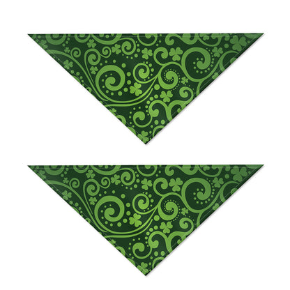 Green Irish Saint Patrick's Day Print Dog Bandana