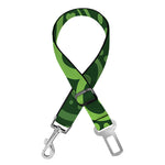 Green Irish Saint Patrick's Day Print Dog Seat Belt