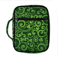 Green Irish Saint Patrick's Day Print Front Pocket Bible Bag