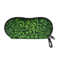 Green Irish Saint Patrick's Day Print Glasses Case