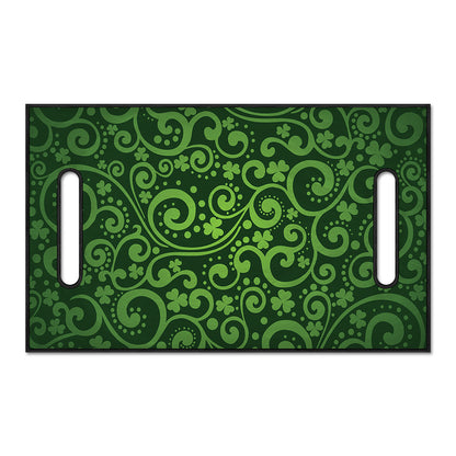 Green Irish Saint Patrick's Day Print Golf Cart Seat Cover