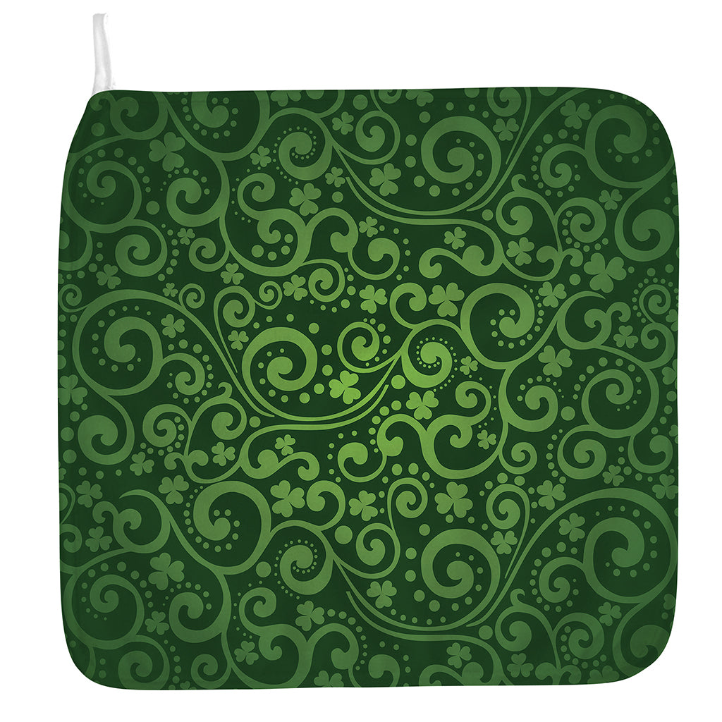 Green Irish Saint Patrick's Day Print Hand Towel