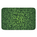 Green Irish Saint Patrick's Day Print Indoor Door Mat