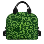 Green Irish Saint Patrick's Day Print Insulated Lunch Bag