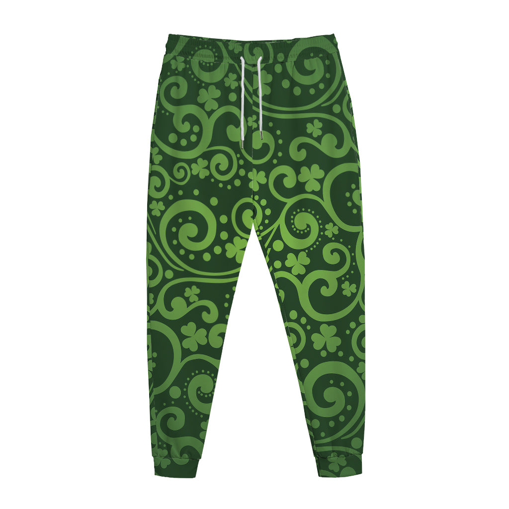 Green Irish Saint Patrick's Day Print Jogger Pants