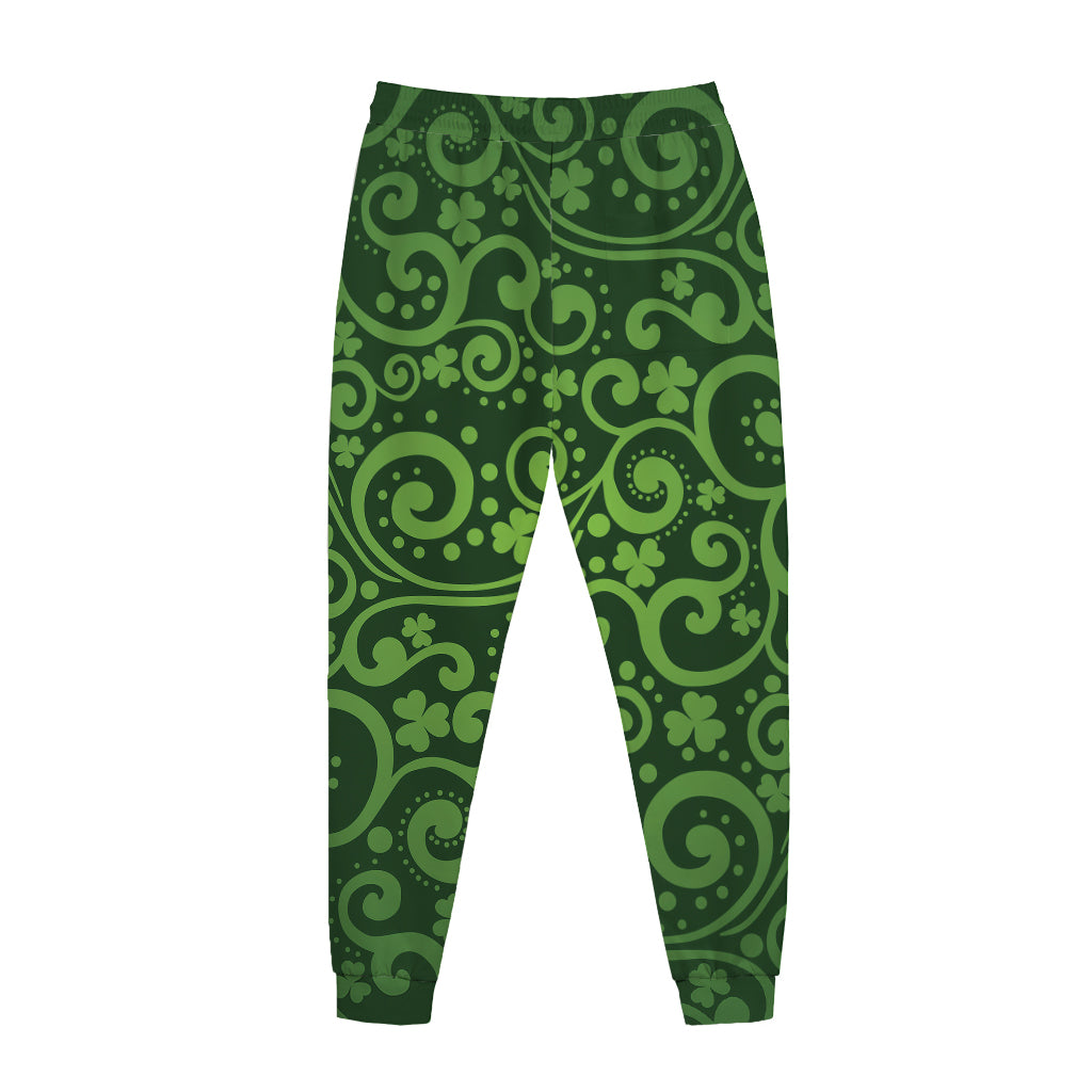 Green Irish Saint Patrick's Day Print Jogger Pants