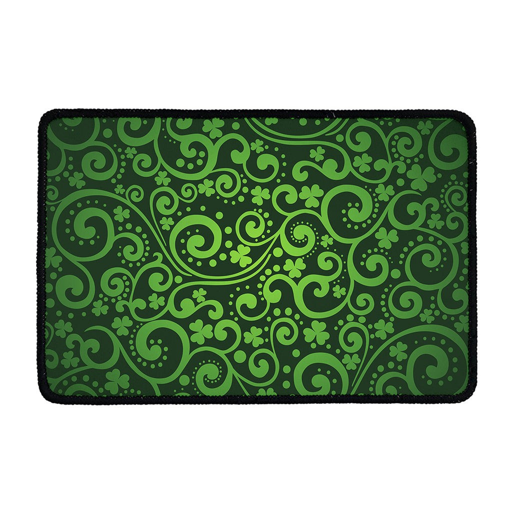 Green Irish Saint Patrick's Day Print Kitchen Mat