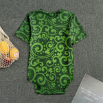 Green Irish Saint Patrick's Day Print Men's Bodysuit