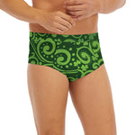 Green Irish Saint Patrick's Day Print Men's Briefs