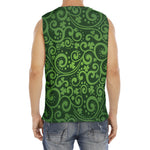 Green Irish Saint Patrick's Day Print Men's Fitness Tank Top