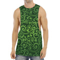 Green Irish Saint Patrick's Day Print Men's Muscle Tank Top