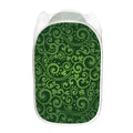 Green Irish Saint Patrick's Day Print Mesh Laundry Hamper