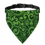 Green Irish Saint Patrick's Day Print Over The Collar Dog Bandana