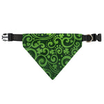 Green Irish Saint Patrick's Day Print Over The Collar Dog Bandana