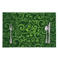 Green Irish Saint Patrick's Day Print Placemat