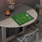 Green Irish Saint Patrick's Day Print Placemat