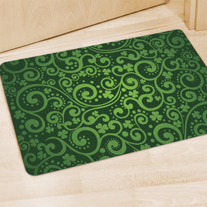 Green Irish Saint Patrick's Day Print Polyester Doormat