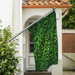 Green Irish Saint Patrick's Day Print Polyester Flag