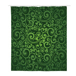 Green Irish Saint Patrick's Day Print Polyester Shower Curtain