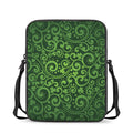 Green Irish Saint Patrick's Day Print Rectangular Crossbody Bag