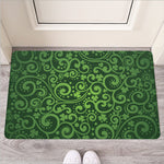 Green Irish Saint Patrick's Day Print Rubber Doormat