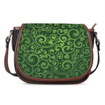 Green Irish Saint Patrick's Day Print Saddle Bag