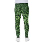 Green Irish Saint Patrick's Day Print Scuba Joggers