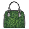 Green Irish Saint Patrick's Day Print Shoulder Handbag