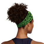 Green Irish Saint Patrick's Day Print Sports Headband